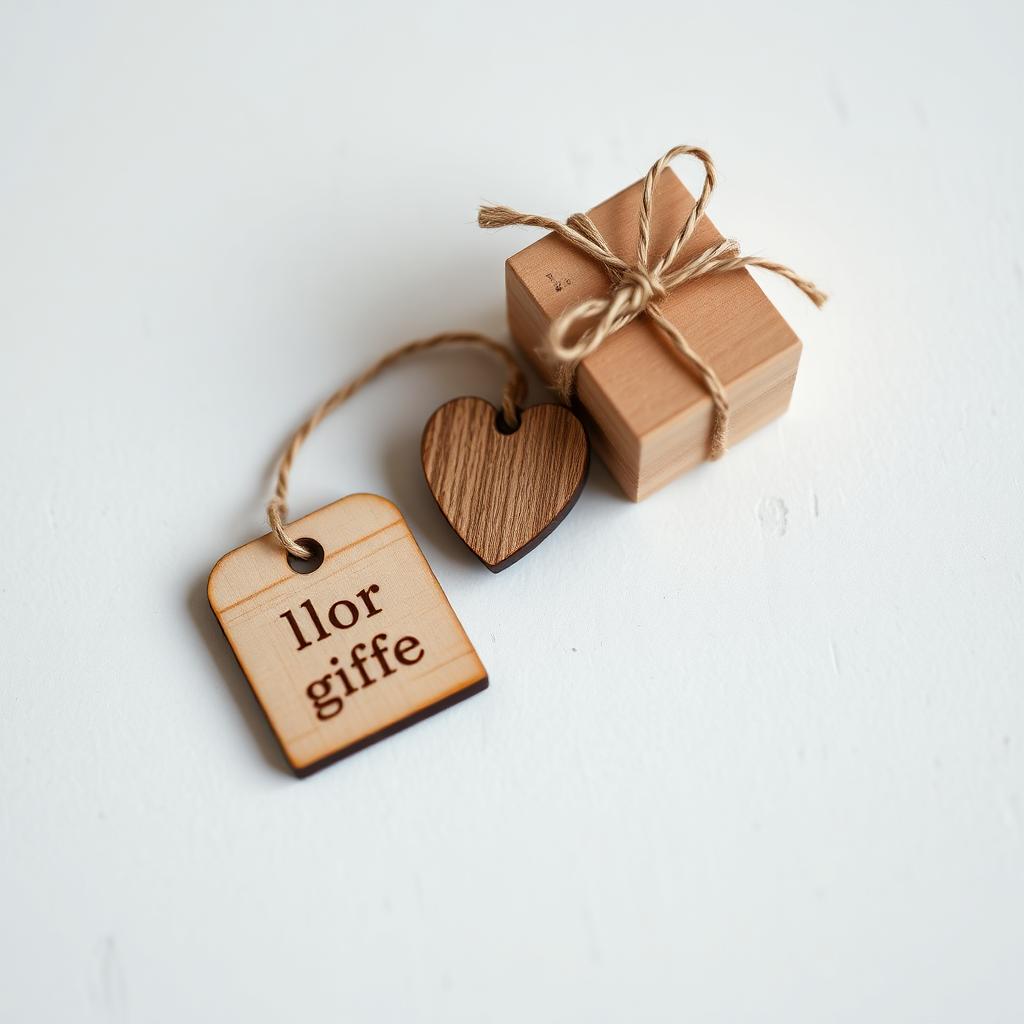 Small wooden gift ideas with templates and twine wrapped box